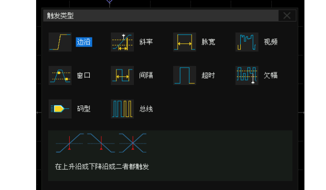 SDS1000X HD示波器触发功能.jpg SDS1000X HD示波器触发功能.jpg