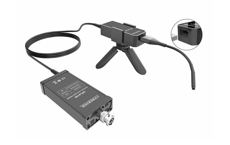 激光供电光隔离探头OPL6100长方形.jpg 2500V光隔离探头OPB6015的产品介绍